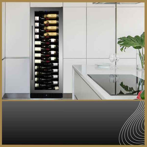 Built In Wine Cooler In a Kitchen