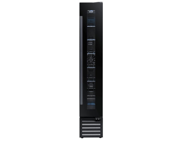 Climadiff Built In Wine Fridge - 7 Bottle 150mm Black - CBU7S1B