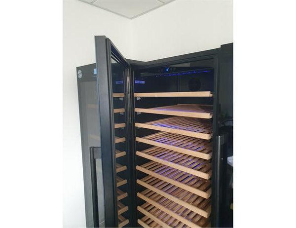 Dunavox Built In Tall Wine Cooler - 194 Bottle 655mm Black - DX-194.490BK
