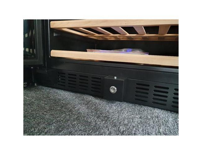 Dunavox Built In Tall Wine Cooler - 194 Bottle 655mm Black - DX-194.490BK
