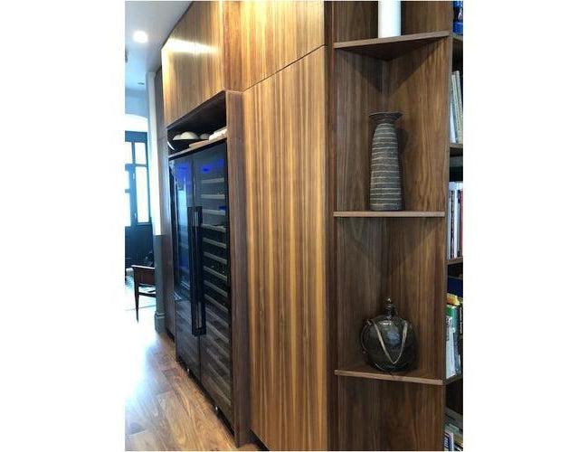 Dunavox Built In Tall Wine Cooler - 194 Bottle 655mm Black - DX-194.490BK