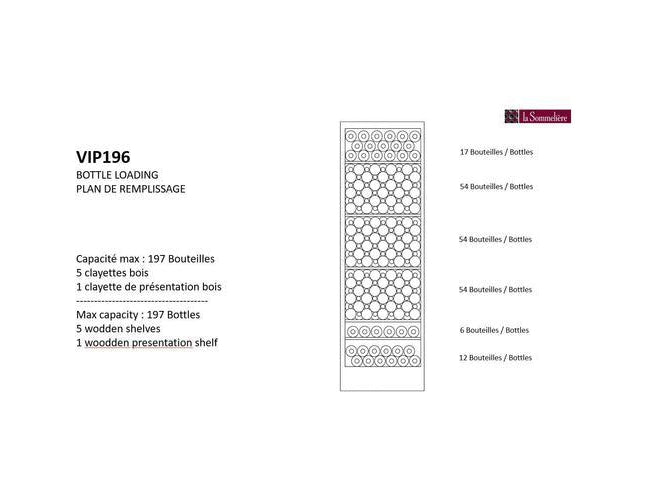 La Sommelière Freestanding Wine Cooler - Multi Zone 600mm Black - VIP196