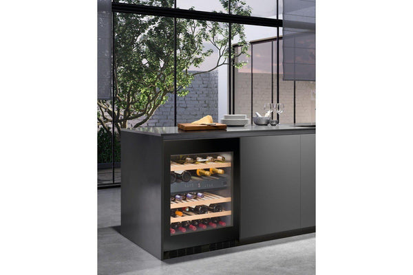 Liebherr Built In Black Wine Fridge - Dual Zone 600mm - UWTgb 1682