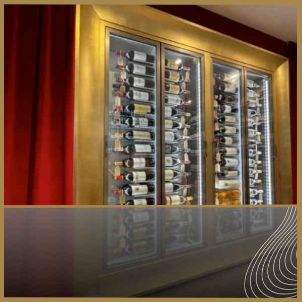 Wine Wall in a Restaurant