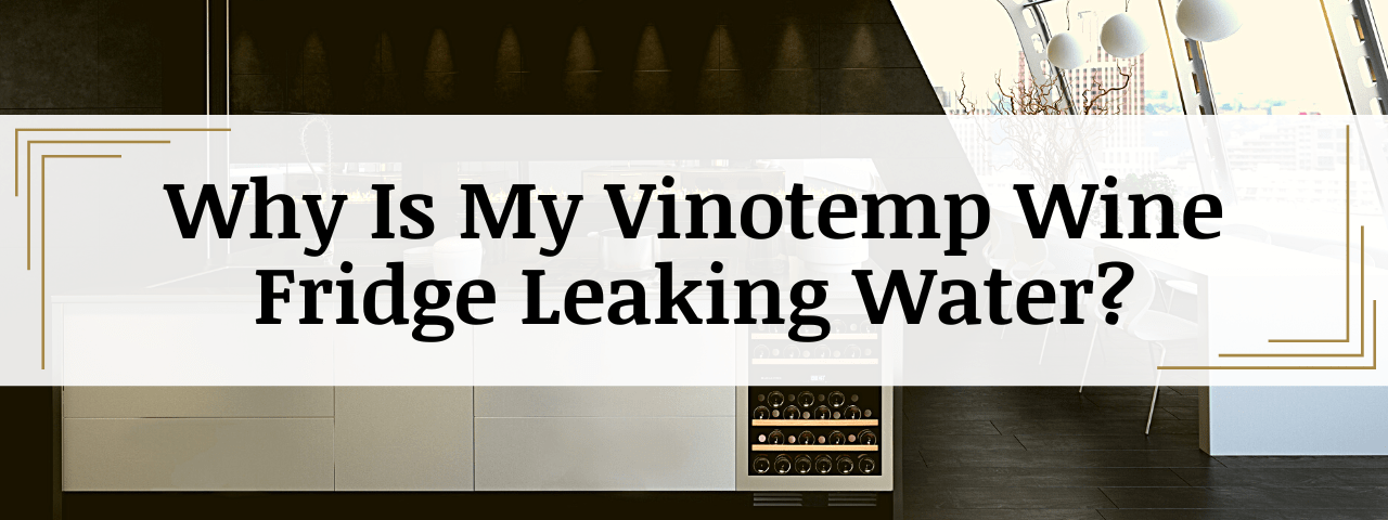 Why Is My Vinotemp Wine Fridge Leaking Water? (How To Fix)