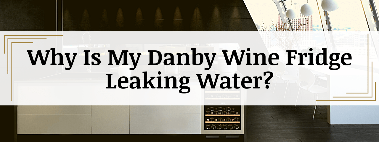Danby Wine Cooler Leaking Water