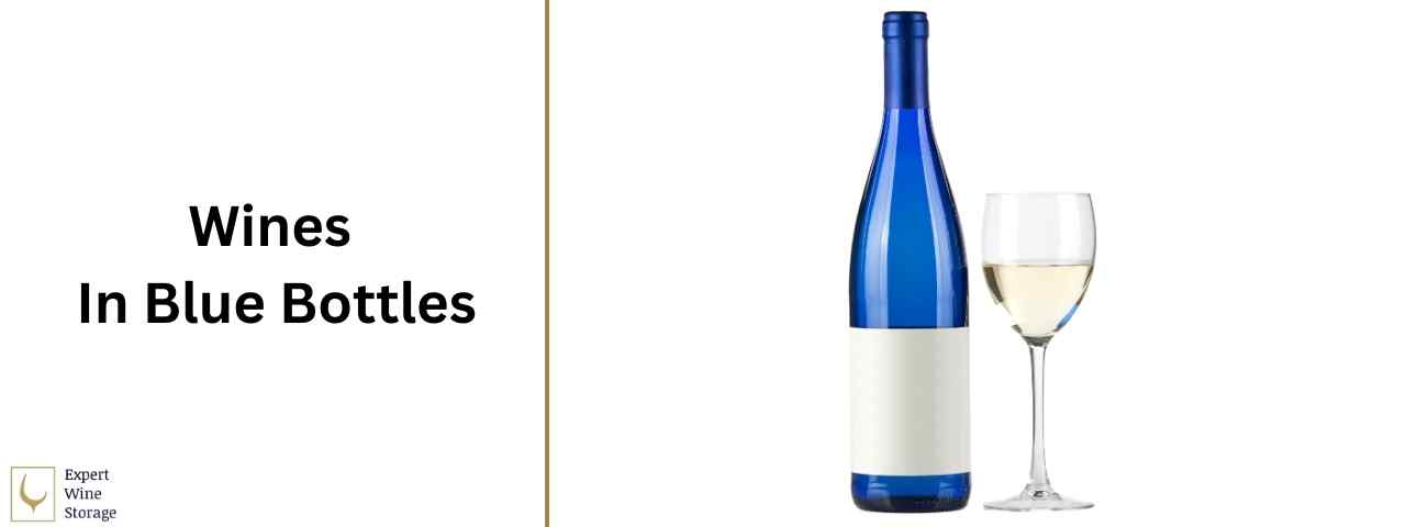 Wine In Blue Bottles