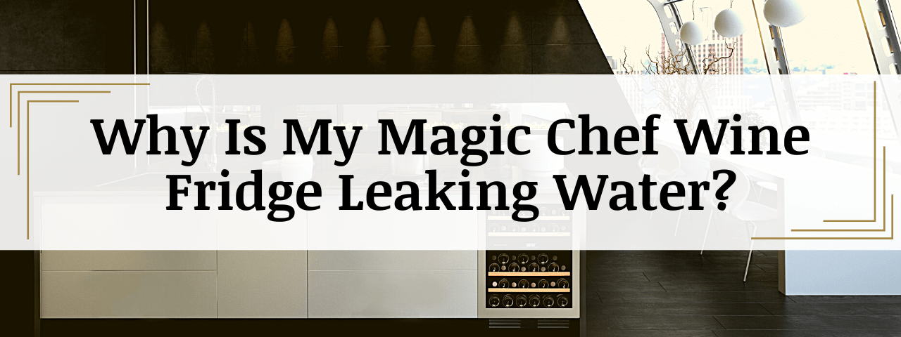 Why Is My Magic Chef Wine Fridge Leaking Water? (How To Fix)