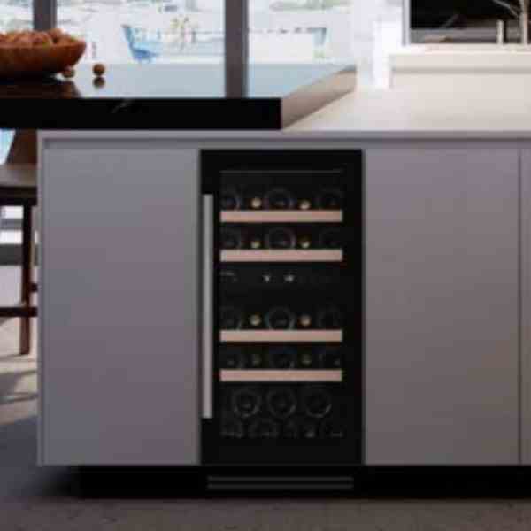 40cm Wine Cooler Built In to Kitchen