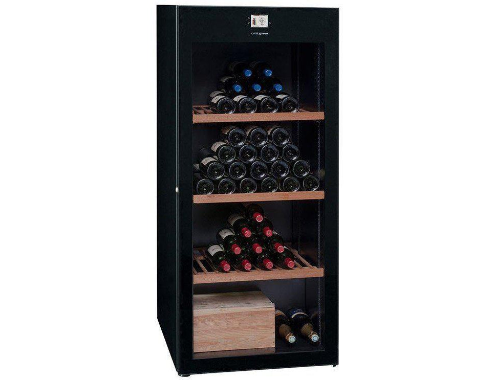 Avintage Ageing 178 Bottle Wine Cabinet - Multi Zone 178 Bottle 670mm Black - DVP180G