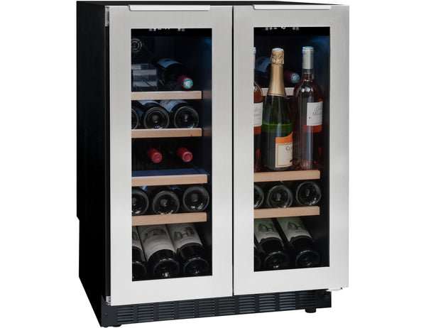 Avintage Built In Under Counter Wine Fridge - 42 Bottle Dual Zone 600mm - AVU41TXDPA