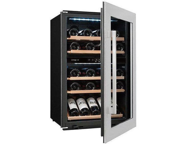 Avintage Dual Zone Integrated Wine Fridge - 52 Bottle Black - AVI47XDZA