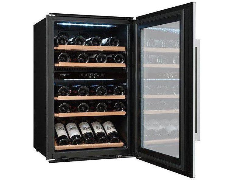 Avintage Dual Zone Integrated Wine Fridge - 52 Bottle Black - AVI47XDZA