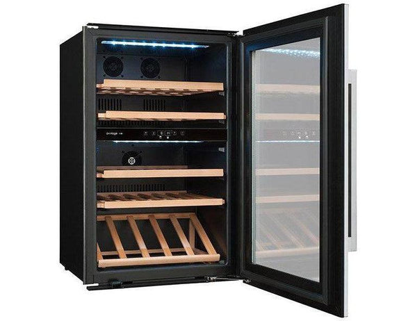 Avintage Dual Zone Integrated Wine Fridge - 52 Bottle Black - AVI47XDZA