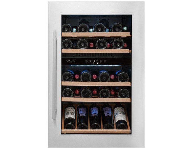 Avintage Dual Zone Integrated Wine Fridge - 52 Bottle Black - AVI47XDZA