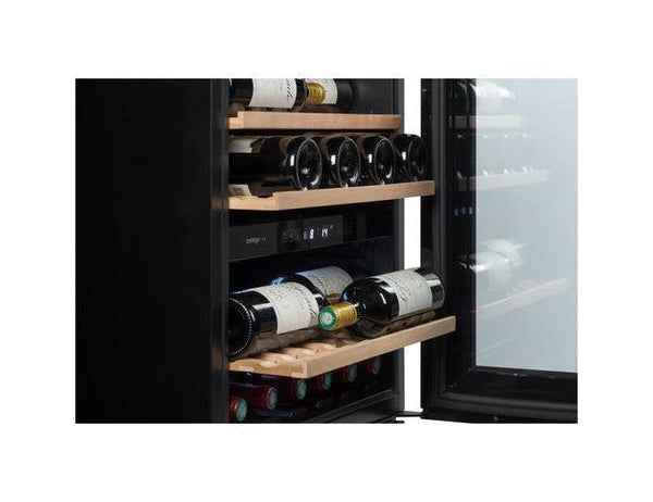 Avintage Integrated Wine Cooler - 36 Bottle Dual Zone 600mm Black - AVI60PREMIUM