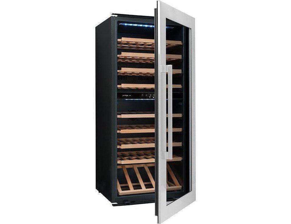 Avintage Integrated Wine Cooler - 79 Bottle Dual Zone 600mm Black - AVI81XDZA