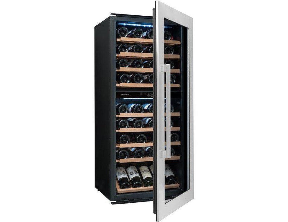 Avintage Integrated Wine Cooler - 79 Bottle Dual Zone 600mm Black - AVI81XDZA