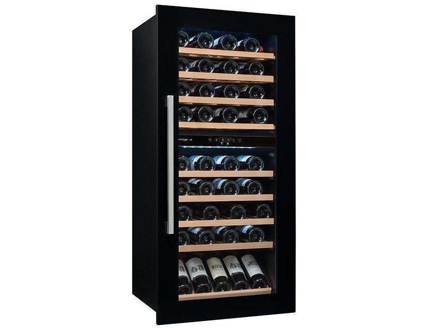 Avintage Integrated Wine Cooler - 79 Bottle Dual Zone 600mm Black - AVI82CDZA