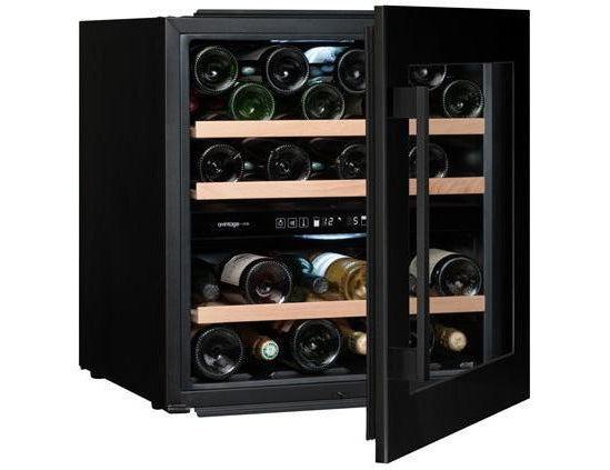 Avintage Integrated Wine Fridge - 36 Bottle Dual Zone 600mm Black - AVI60CDZA