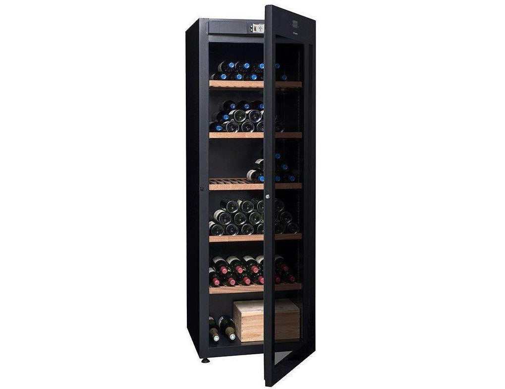 Avintage Wine Storage Cabinet - 264 Bottle Multi Zone 620mm Black - DVP265G