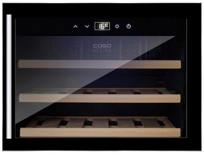 CASO Integrated Wine Cooler - 18 Bottle 600mm Black - WineSafe 18 EB 628