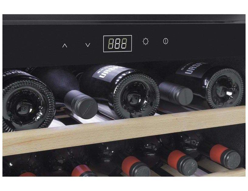 CASO Integrated Wine Fridge - 18 Bottle 600mm Grey - WineSafe 18 EB Inox 629