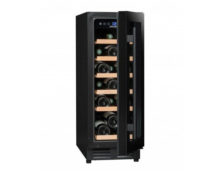 Climadiff 30cm Built In Wine Cooler - 18 Bottle Black - CBU18S2B