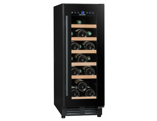 Climadiff 30cm Built In Wine Cooler - 18 Bottle Black - CBU18S2B