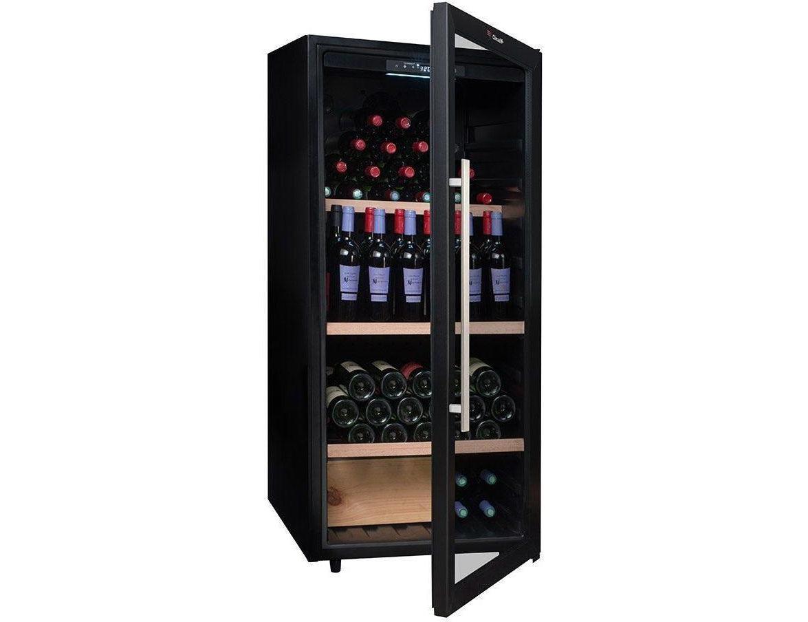 Climadiff Ageing Wine Cabinet - 160 Bottle 600mm Black - CPW160B1