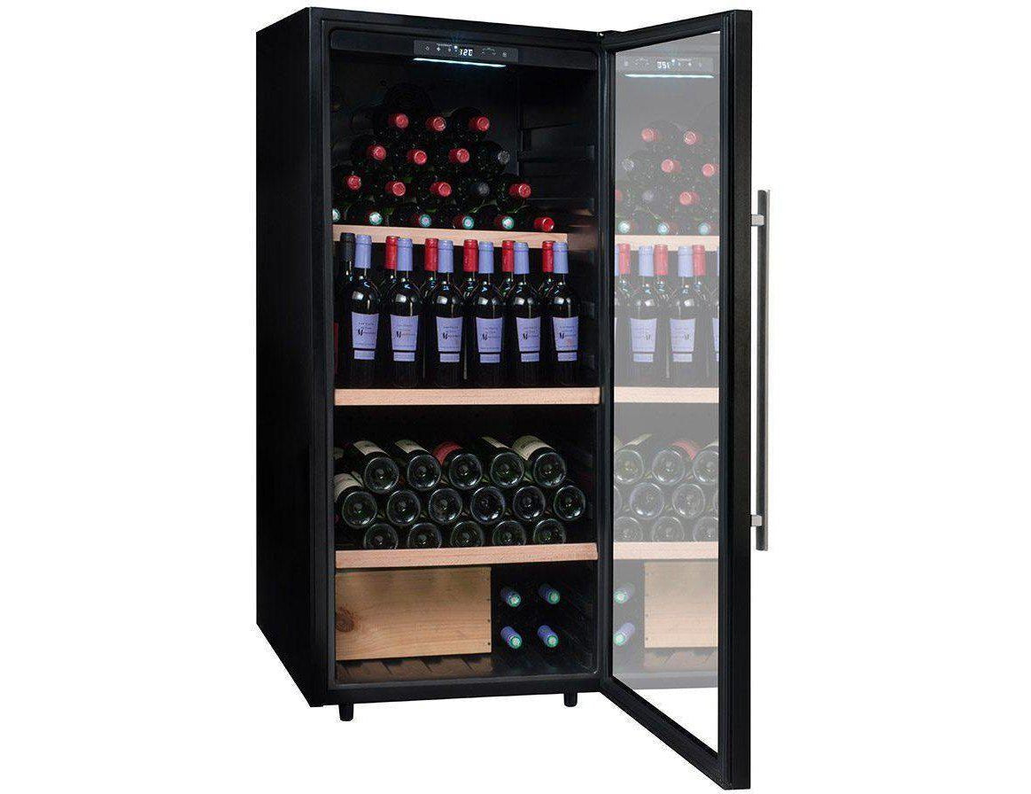 Climadiff Ageing Wine Cabinet - 160 Bottle 600mm Black - CPW160B1