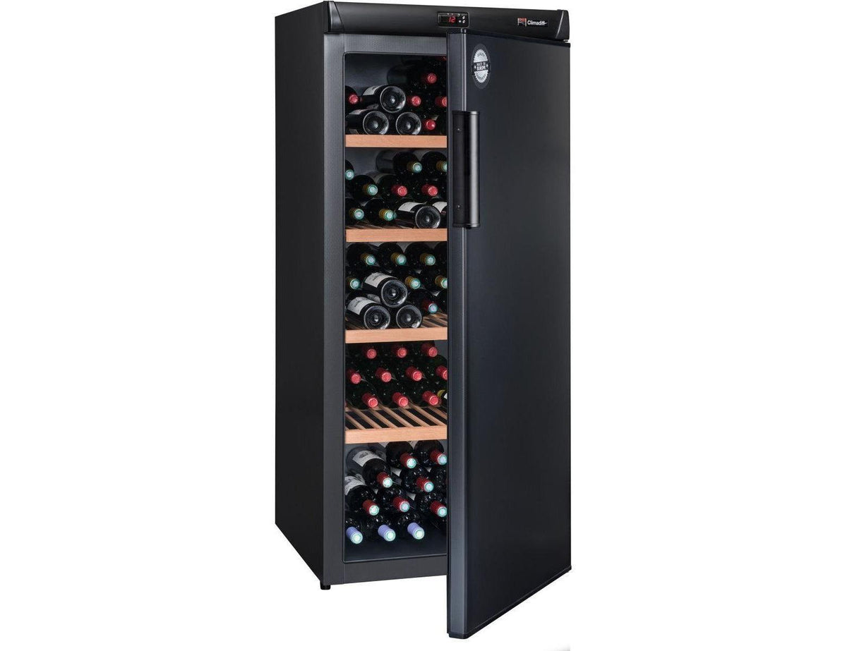 Climadiff Freestanding Wine Cabinet - 180 Bottle 620mm Black - RESERVE 185