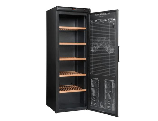 Climadiff Freestanding Wine Cabinet - 264 Bottle 620mm Black - RESERVE 275