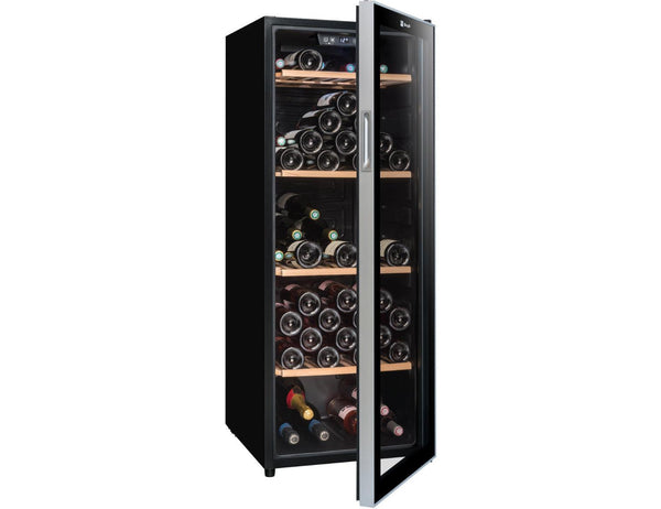 Climadiff Freestanding Wine Cooler - 105 Bottle Single Zone 480mm Black - CS105B1