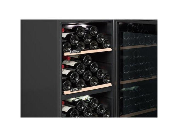 Climadiff Freestanding Wine Cooler - 41 Bottle Dual Zone 400mm Black - CD41B1