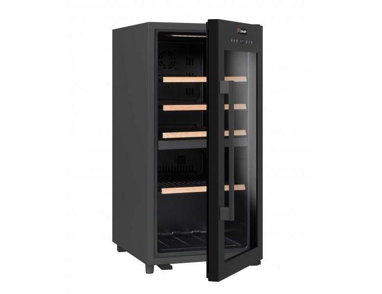 Climadiff Freestanding Wine Cooler - 41 Bottle Dual Zone 400mm Black - CD41B1