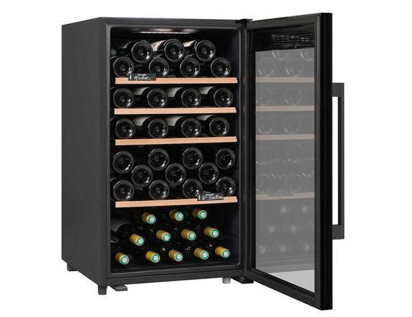 Climadiff Freestanding Wine Fridge - 63 Bottle 500mm Black - CS63B1