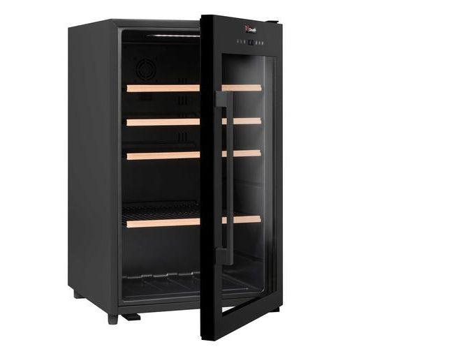 Climadiff Freestanding Wine Fridge - 63 Bottle 500mm Black - CS63B1