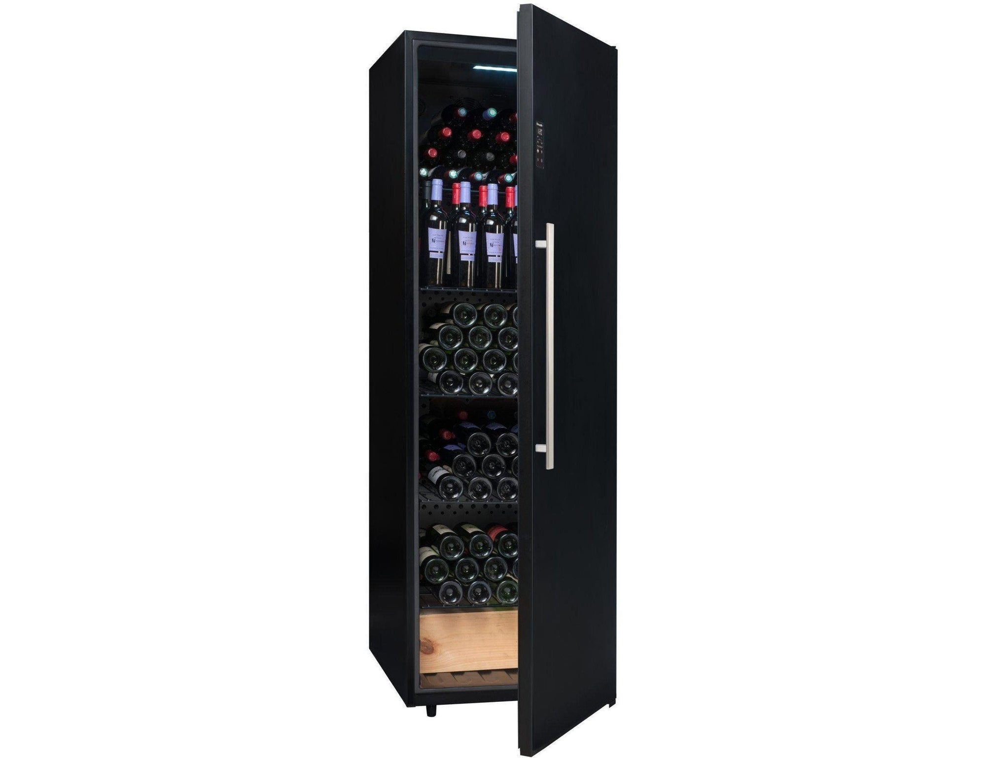 Climadiff Tall Wine Cabinet - 250 Bottle Multi Zone 600mm Black - PCLP251