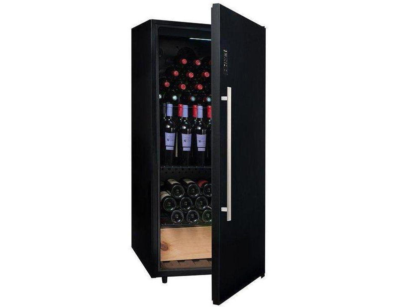 Climadiff Wine Cabinet - 160 Bottle Multi Zone 600mm Black - PCLP160