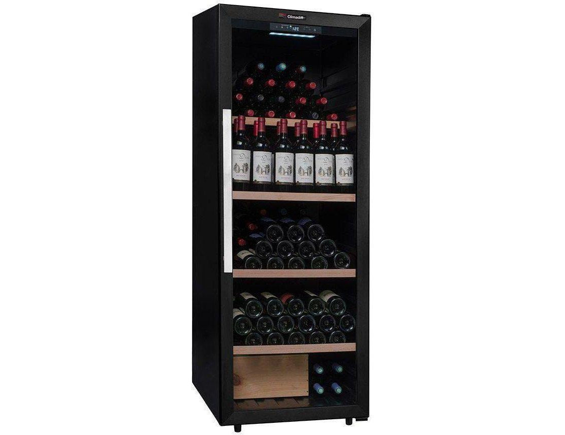 Climadiff Wine Fridge Cabinet - 204 Bottle Multi Zone 600mm Black - CPW204B1