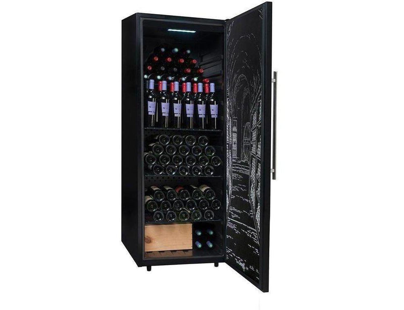 Climadiff Wine Fridge Cabinet - 205 Bottle Multi Zone 600mm Black - PCLP205