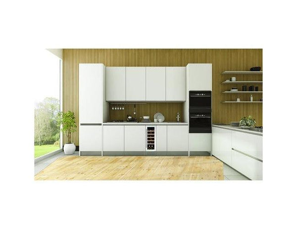 Dunavox 300mm Under Counter Wine Fridge - 19 Bottle Stainless Steel - DAUF-19.58SS