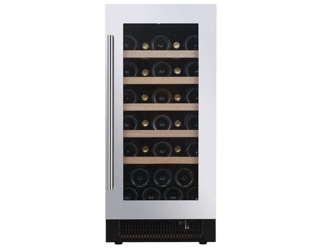 Dunavox 400mm Built In Wine Fridge - 32 Bottle Stainless Steel - DAUF-32.83SS