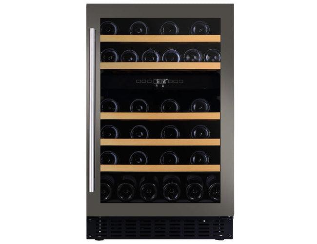 Dunavox Built In 500mm Wine Fridge - 38 Bottle Dual Zone Stainless Steel - DAUF-38.100DSS