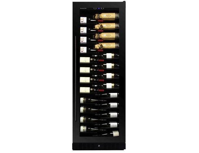 Dunavox Built In Black Wine Cooler - 143 Bottle 655mm Black - DX-143.468B