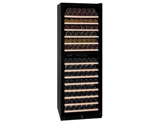 Dunavox Built In Black Wine Cooler - 181 Bottle Dual Zone 655mm - DX-181.490DBK