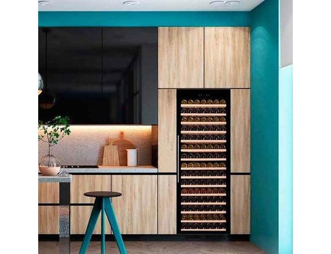 Dunavox Built In Tall Wine Cooler - 194 Bottle 655mm Black - DX-194.490BK