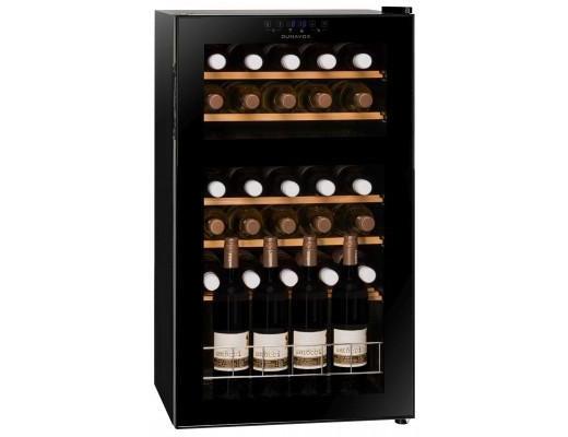 Dunavox Freestanding Dual Zone Wine Cooler - 30 Bottle 480mm Black - DXFH-30.80