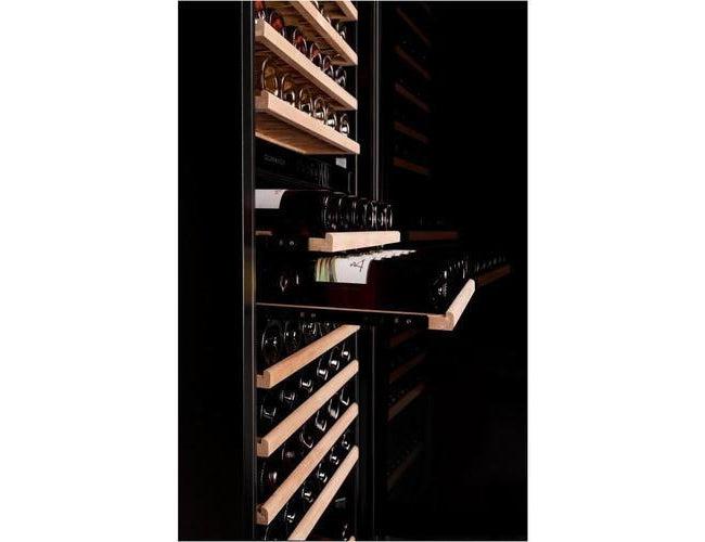 Dunavox Freestanding Tall Dual Zone Wine Cooler - 166 Bottle 600mm Black - DX-166.428DBK